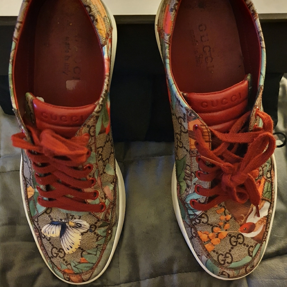 Mens Gucci Bloom GG Supreme Tian Size 9
